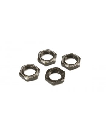 IFW472GM Wheel Nut (Gunmetal/4pcs/for Serration) IFW472GM  - KYOSHO RC
